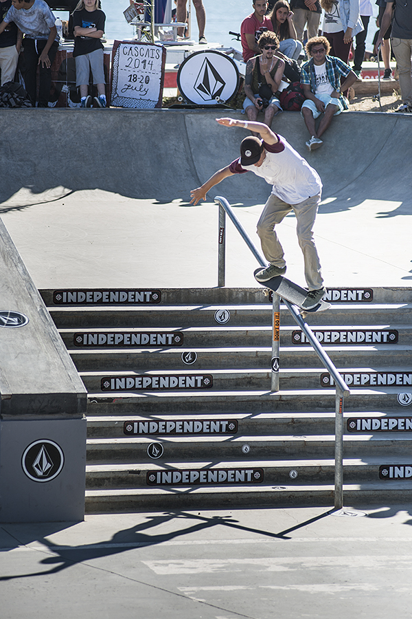 Vincent Milou uit Frankrijk - Feeble to 5-0 Foto: Mathijs Tromp Damn-Am-Portugal-2014-Sunday-French-guy-Feeble-180