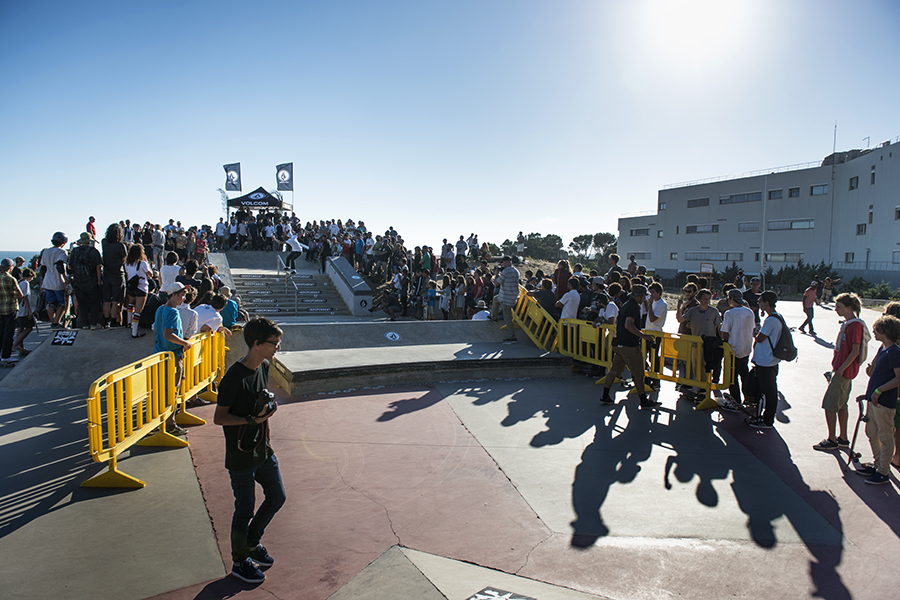 Chaos tijdens de best trick Damn-Am-Portugal-2014-Sunday-best-trick