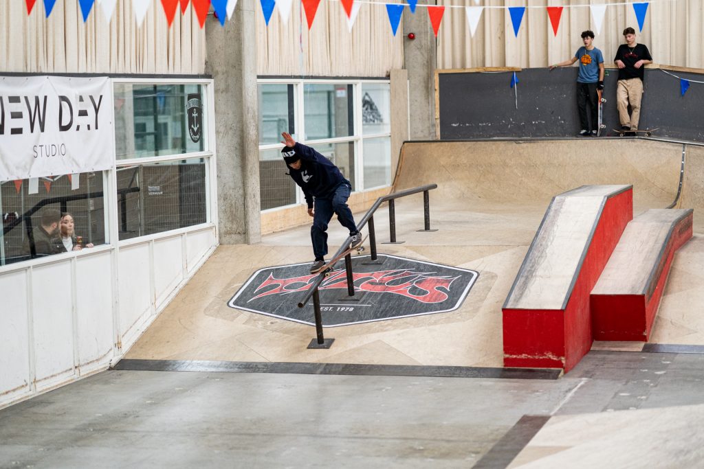 Chis Hoevee Tijdens de Pola Contest 2022 in Skatpeark de Fabriek in Enschede