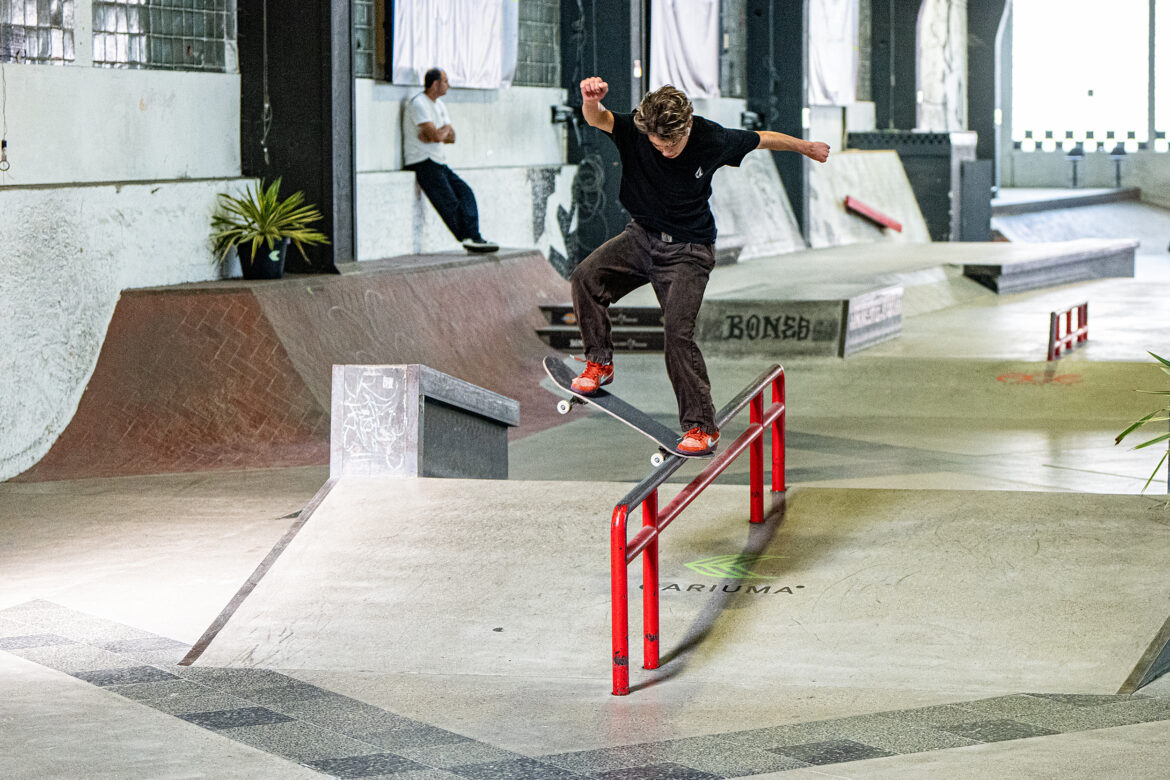Diego Broest at Blue Tomato Best Foot Forward 2023 at Skatehalle Berlin