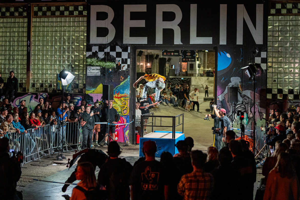Best-Foot-Forward-Finals-Berlin-best-trick-bert-wilmink-bs-flip Blue Tomato Best Foot Forward Cash For Trick Session at Skatehalle Berlin 2023
