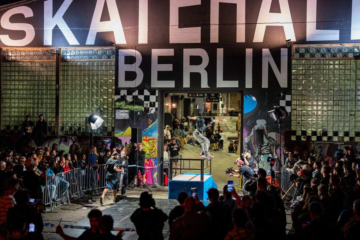 Best-Foot-Forward-Finals-Berlin-best-trick-matias-del-olio-fs-feeble Blue Tomato Best Foot Forward Cash For Trick Session at Skatehalle Berlin 2023