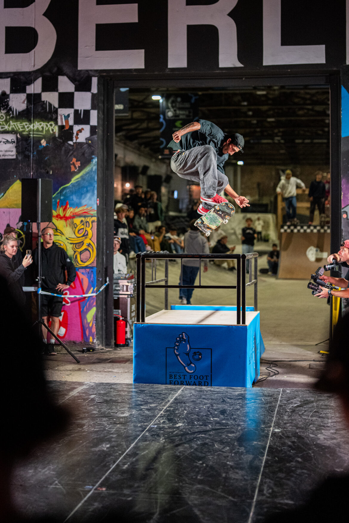 Best-Foot-Forward-Finals-Berlin-best-trick-matias-del-olio-hardflip Blue Tomato Best Foot Forward Cash For Trick Session at Skatehalle Berlin 2023