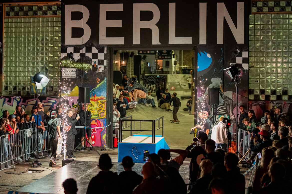 Best-Foot-Forward-Finals-Berlin-best-trick-ollie Blue Tomato Best Foot Forward Cash For Trick Session at Skatehalle Berlin 2023