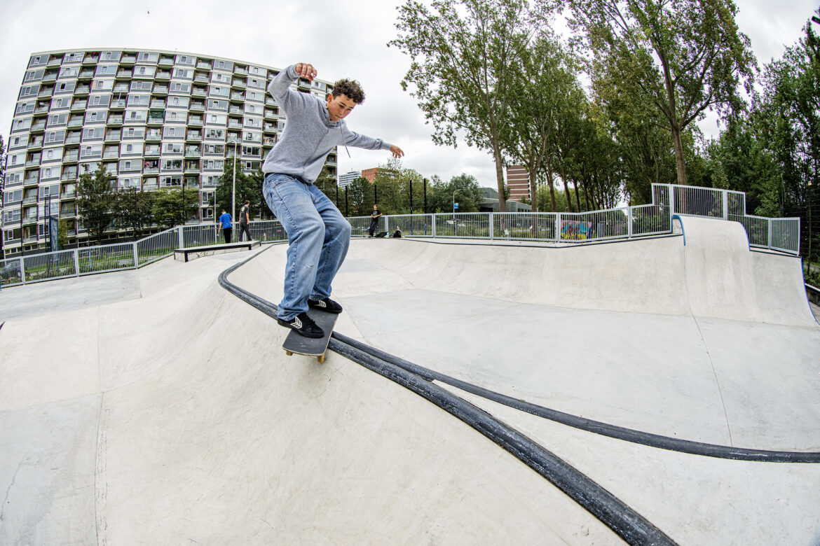Djai Marchena at Middenberm Skatepark Delft Djai Marchena at Middenberm Skatepark Delft