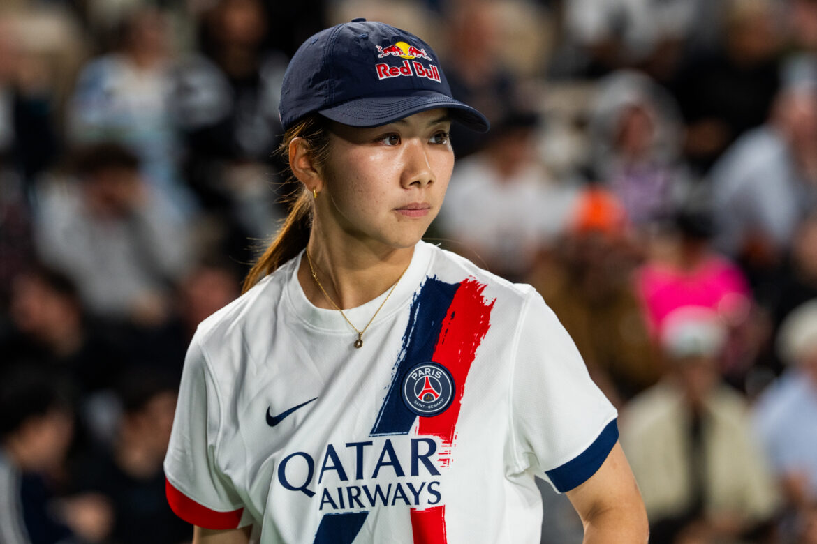 Yumeka Oda during the SLS Paris 2026 women's final at Roland-Garros in Paris.