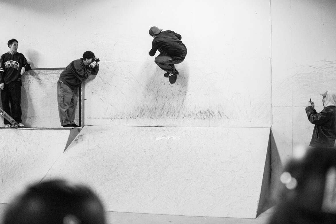 Asics Skateboarding Docu/Style Action Premiere and team session at PARK Amsterdam Emile Laurent skateboarding during the Asics Skateboarding Docu/Style Action Premiere and team session at PARK Amsterdam at 28 of October 2026.