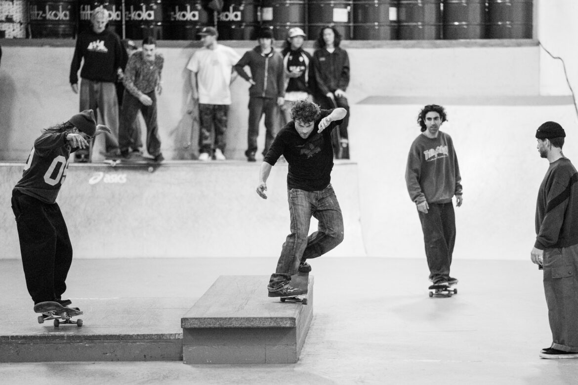 Asics Skateboarding Docu/Style Action Premiere and team session at PARK Amsterdam Jaakko Ojanen riding his skateboard during the Asics Skateboarding Docu/Style Action Premiere and team session at PARK Amsterdam at 28 of October 2026.