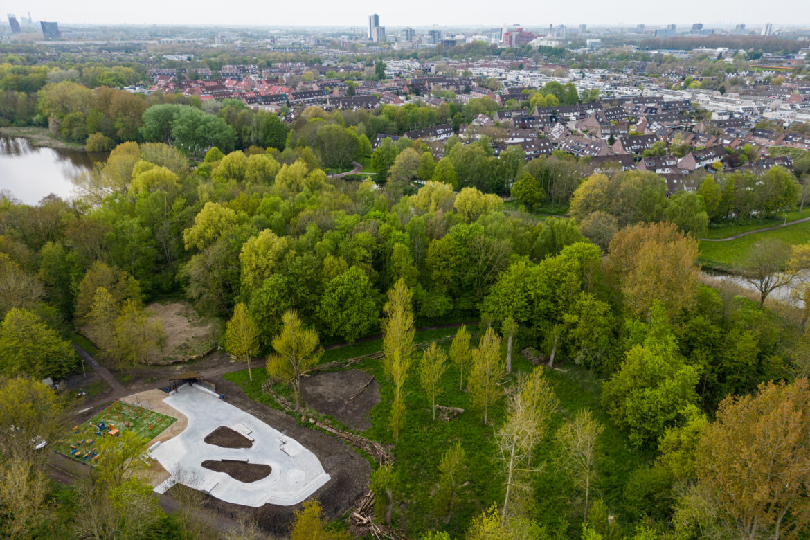 Overview van Skatepark het Schollebos Capelle aan den Ijssel
