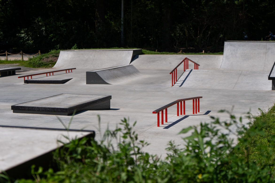 Nine Yards Skatepark Brasschaat (BE) Diepteshot van Mishage Skatepark Brasschaat