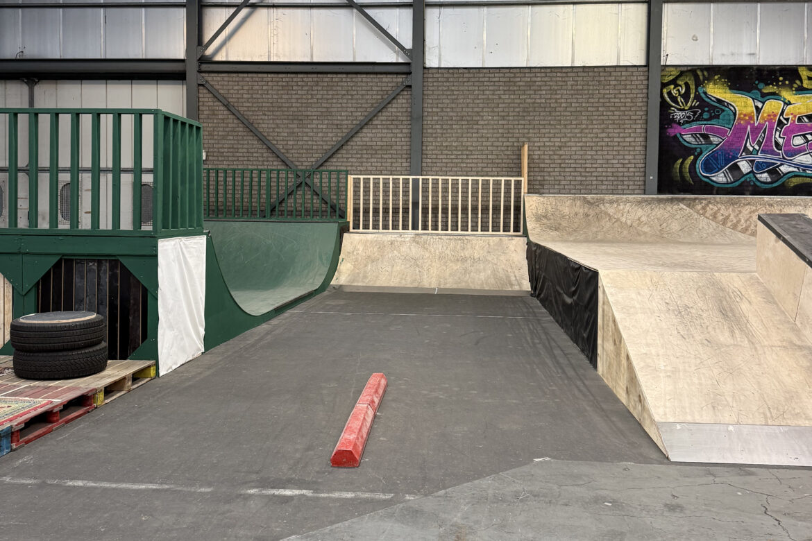 Slappy en Miniramp bij Root5 Skatepark in Venlo