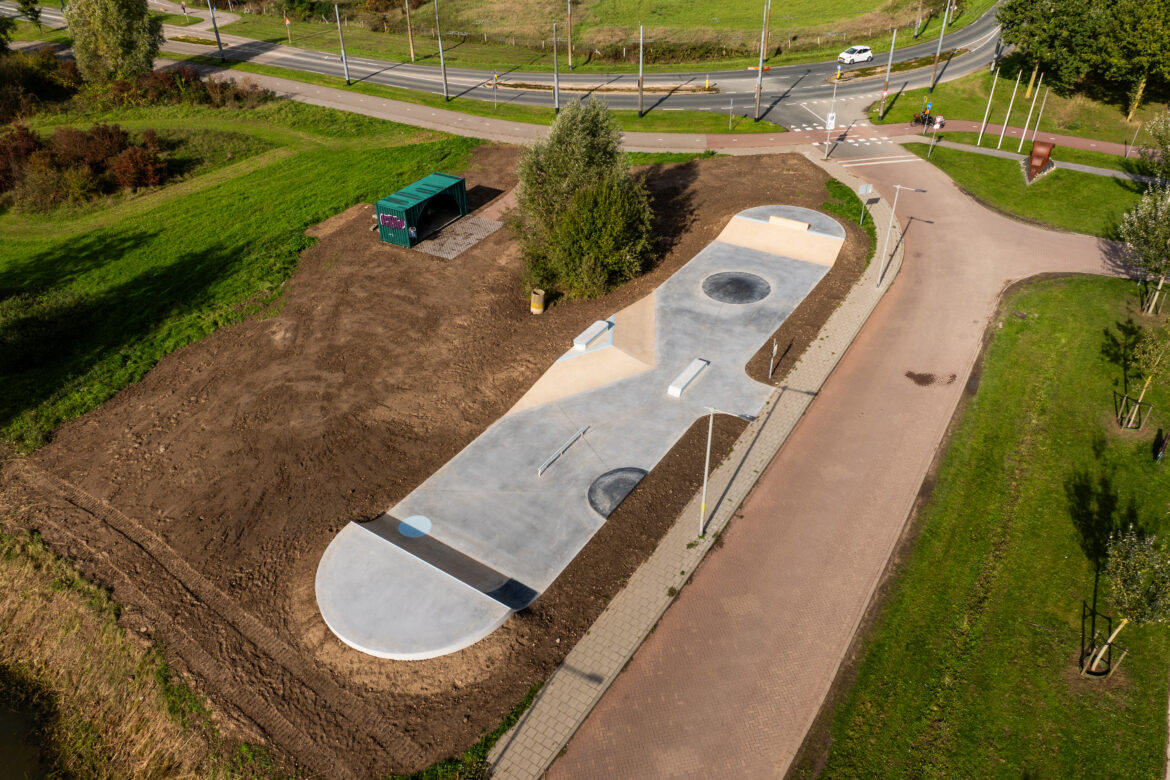 Drone shot Skatepark Schuytgraaf Arnhem