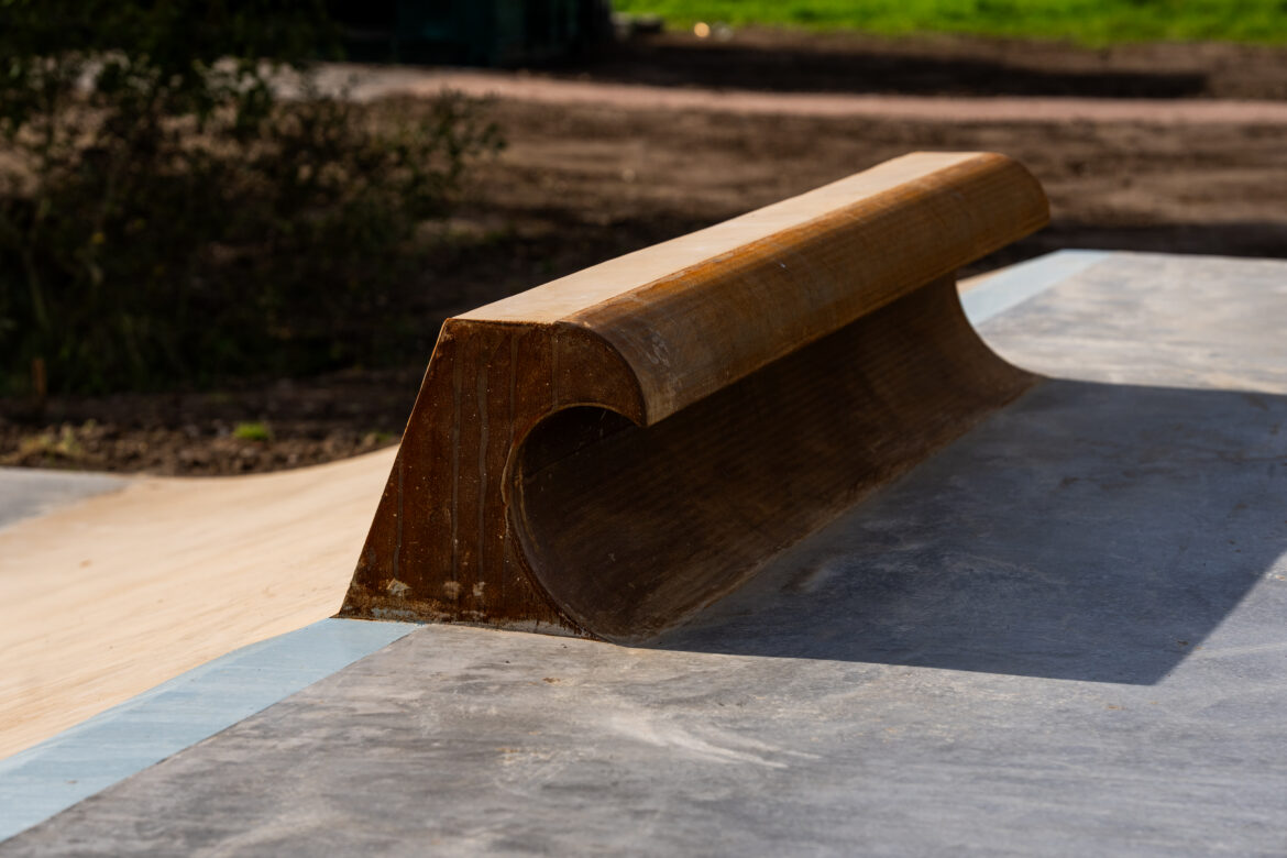 Design detail in skatepark Schuytgraaf