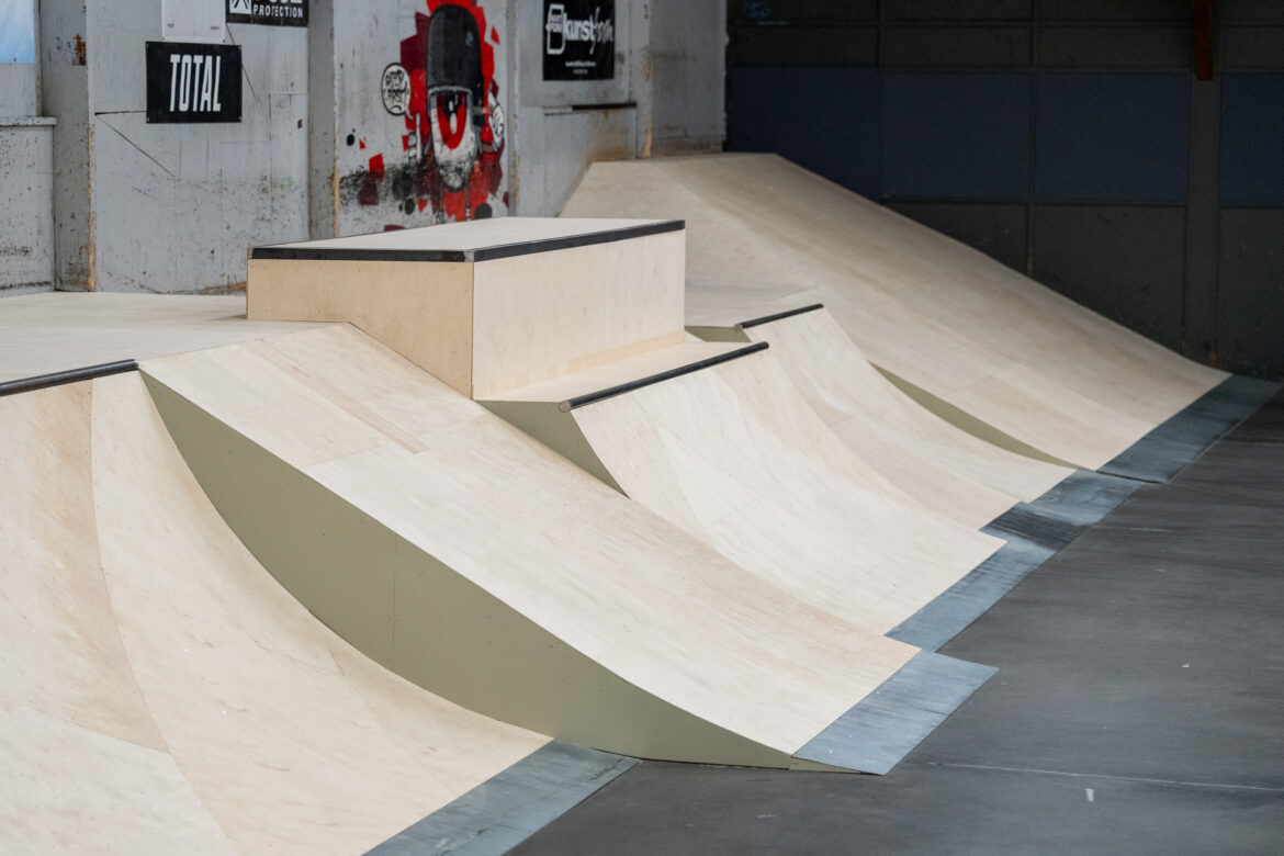 The Promise Skatepark, Heerlen 2025 Lompe old-skool obstakels in The Promise