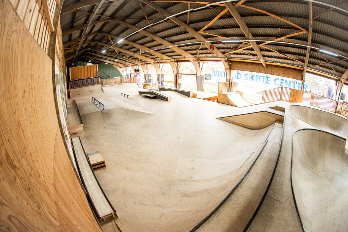 Overzicht van kiddy course bij World Skate Center Skatepark in Den Bosch