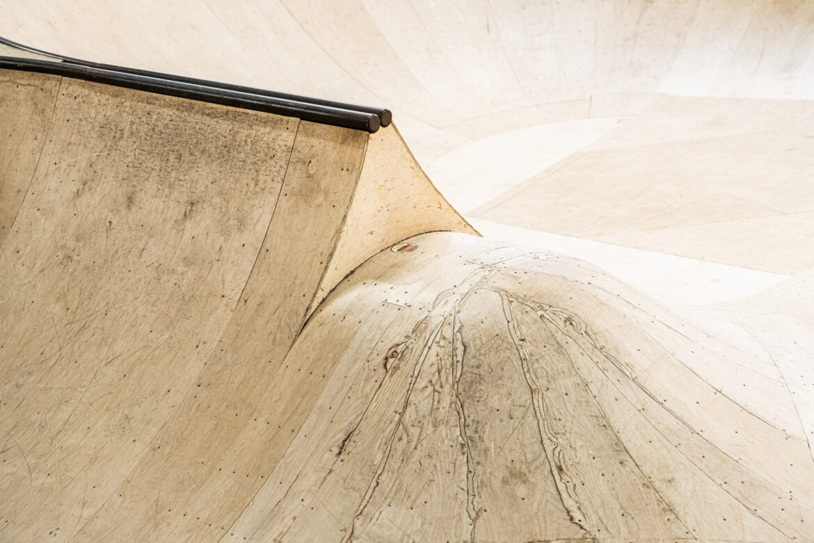Details van indoor skatepark World Skate Center in Den Bosch.