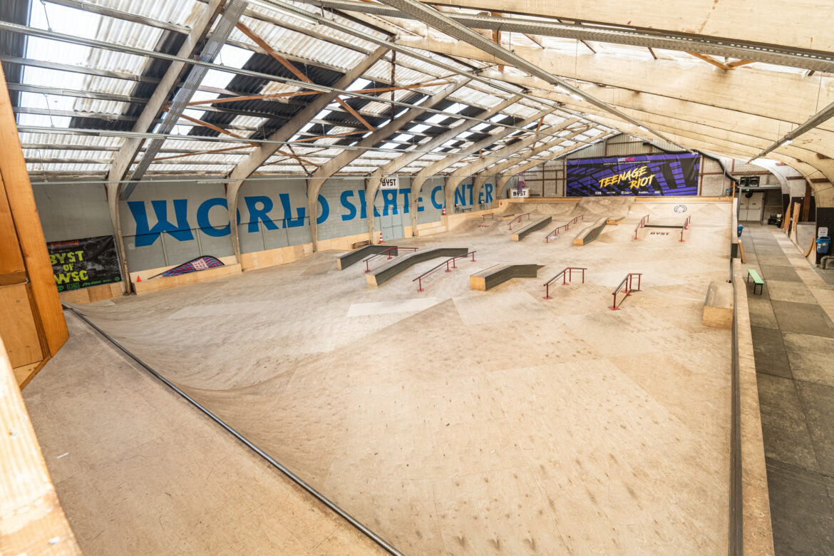 Overview van street park van World Skate Center Skatepark in Den Bosch