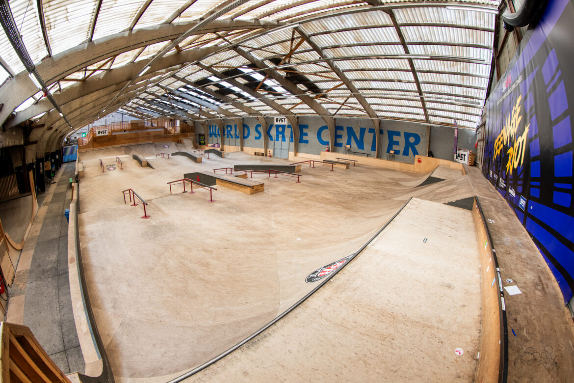 Overview van street park van World Skate Center Skatepark in Den Bosch